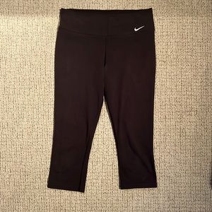 Nike Black Tights 3/4 length
